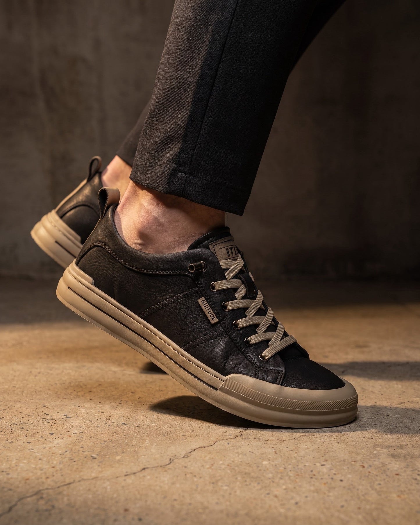 Pasquale Leather Low-Top Sneaker