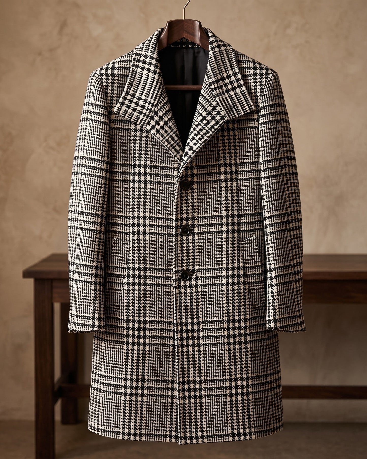 Gennaro Glen Plaid Overcoat