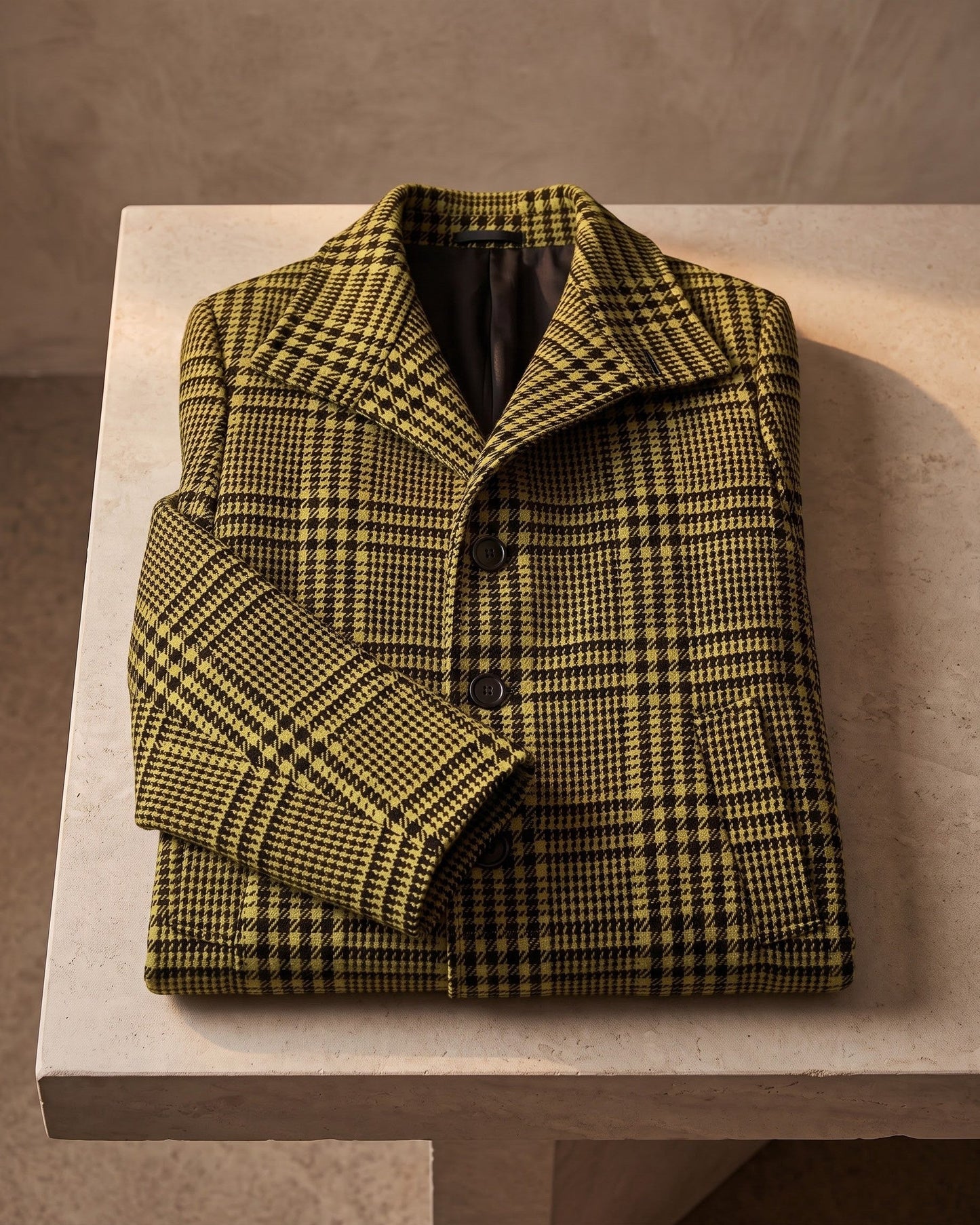 Gennaro Glen Plaid Overcoat