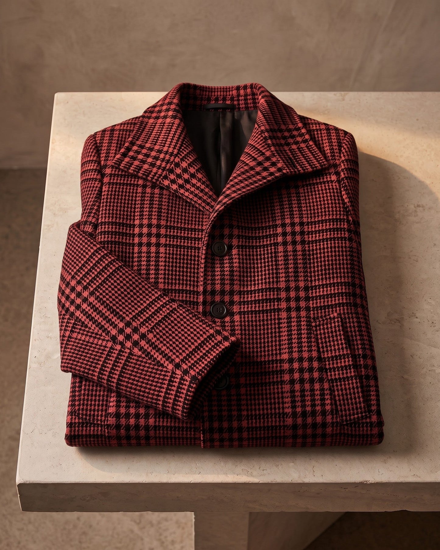 Gennaro Glen Plaid Overcoat